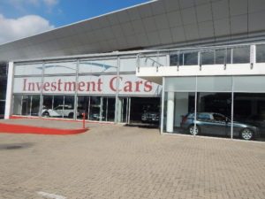 Investment cars building front view